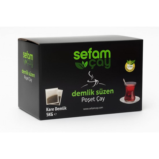 Sefam demlik süzen poşet çay 5 kg 30gr.poşetli 